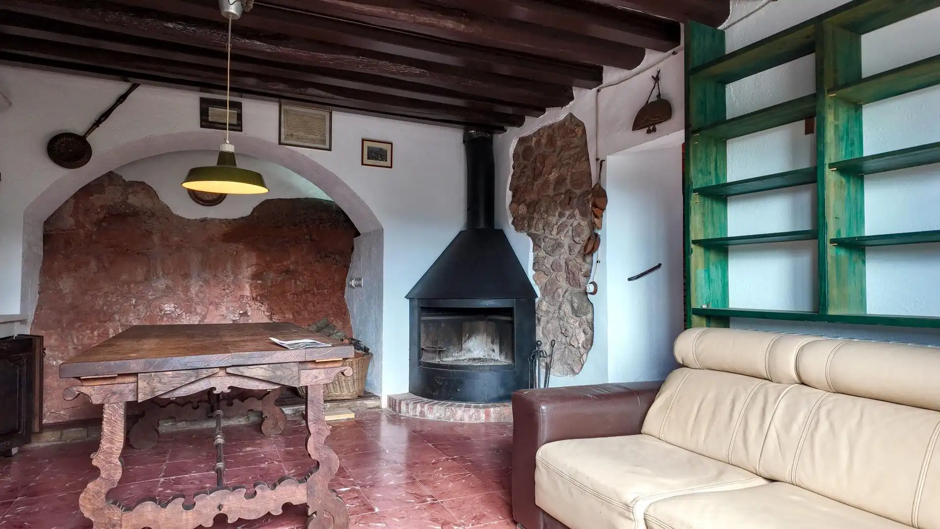 Sala de estar de Casa o chalet en venta en Vacarisses con Calefacción, Terraza y Amueblado