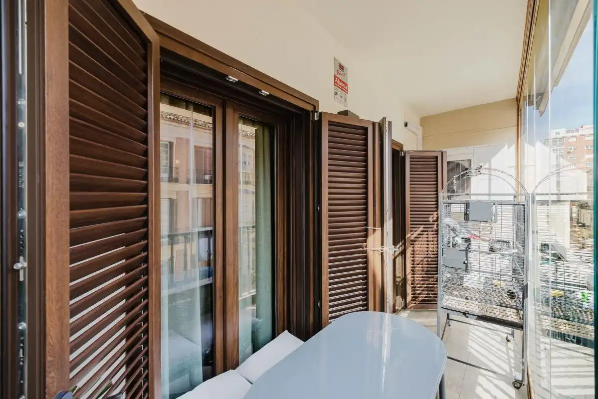 Balcony of Flat for sale in Málaga  with Air Conditioner, Heating and Terrace