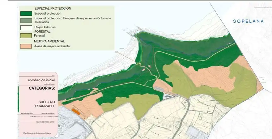 Terreno en venta en Getxo 
