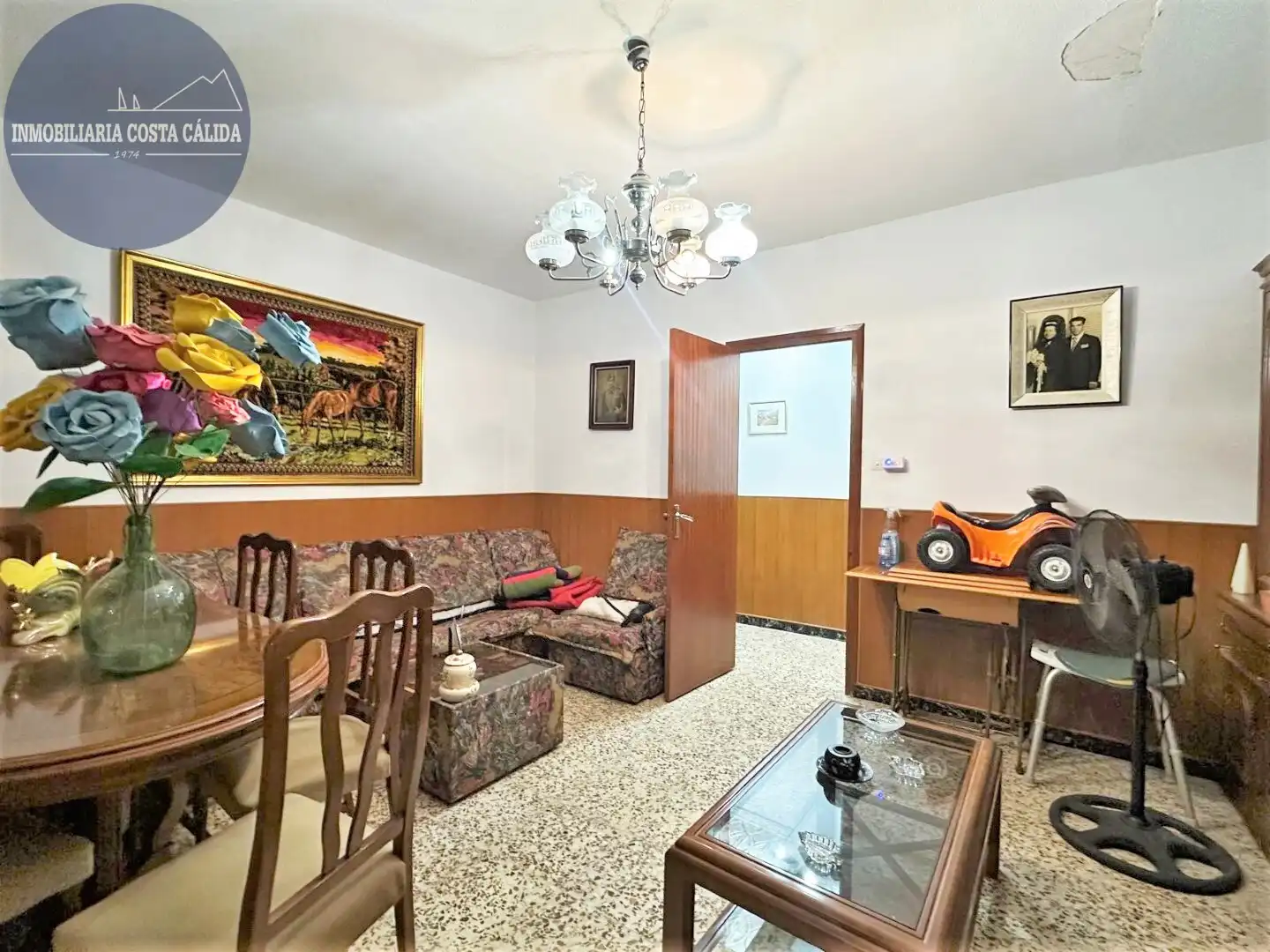 Sala d'estar de Finca rústica en venda en Águilas amb Jardí privat, Terrassa i Traster
