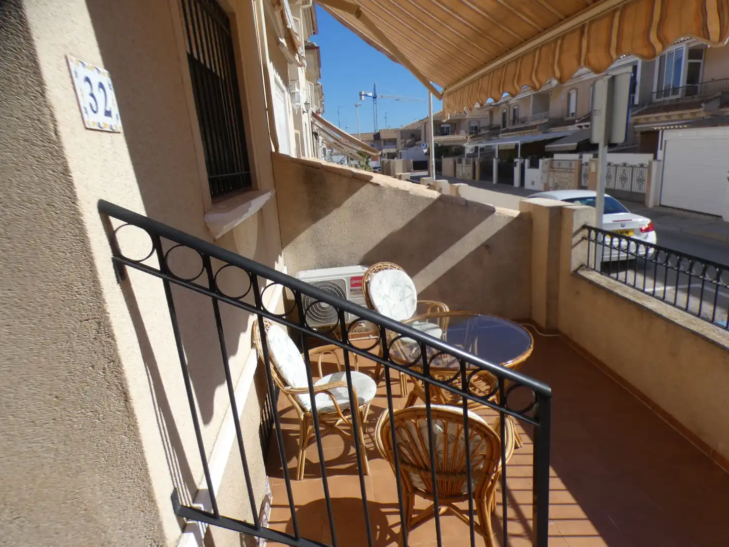 Terraza de Casa adosada en venta en San Pedro del Pinatar con Aire acondicionado, Jardín privado y Amueblado