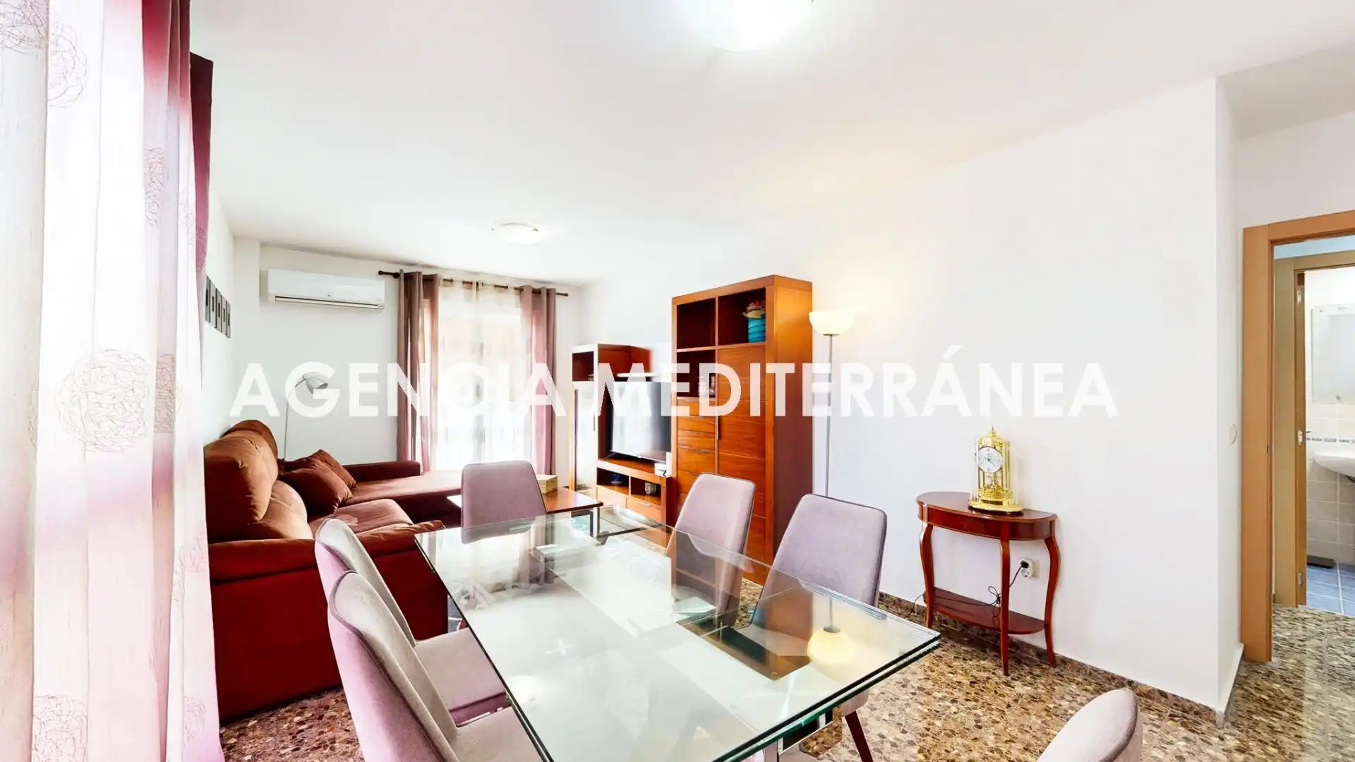 Sala de estar de Piso en venta en Alcàsser con Aire acondicionado, Terraza y Trastero