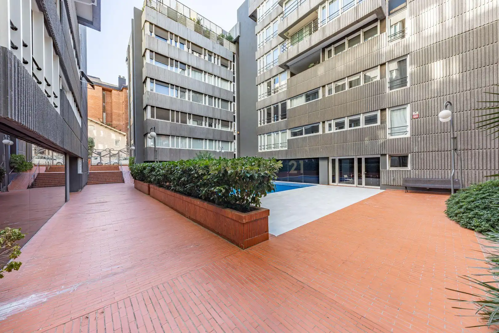 Exterior view of Apartments for rent in Barcelona  with Air Conditioner, Swimming Pool and Oven
