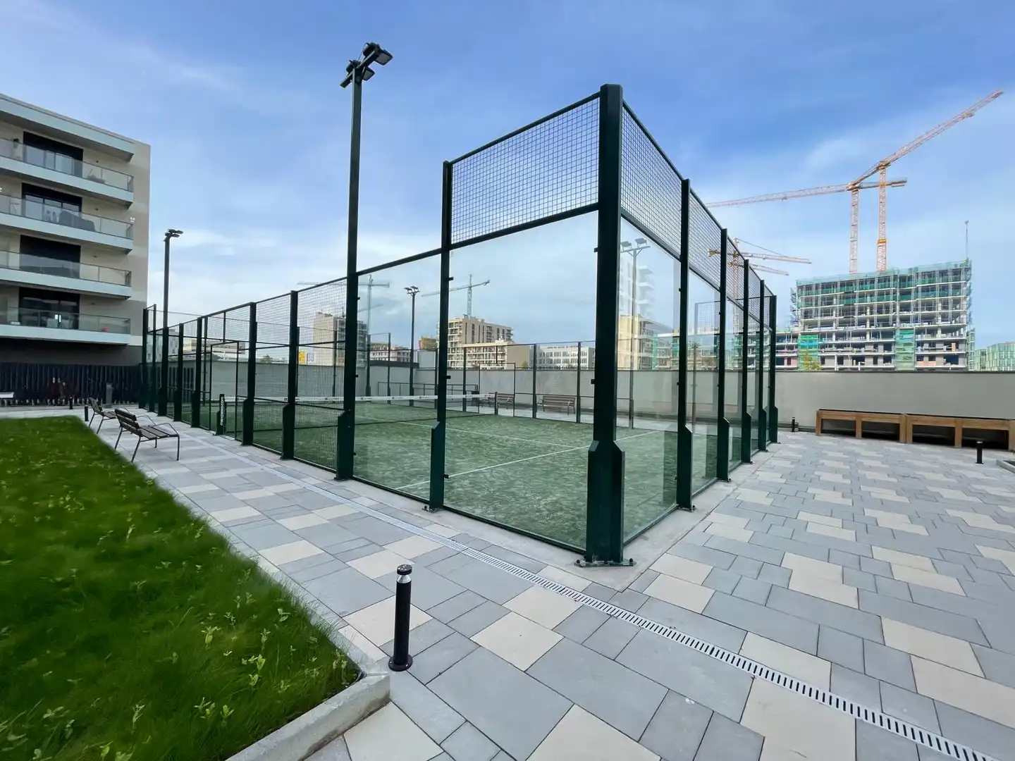 Terrasse von Wohnung zur Miete in Barcelona mit Klimaanlage, Heizung und Ofen