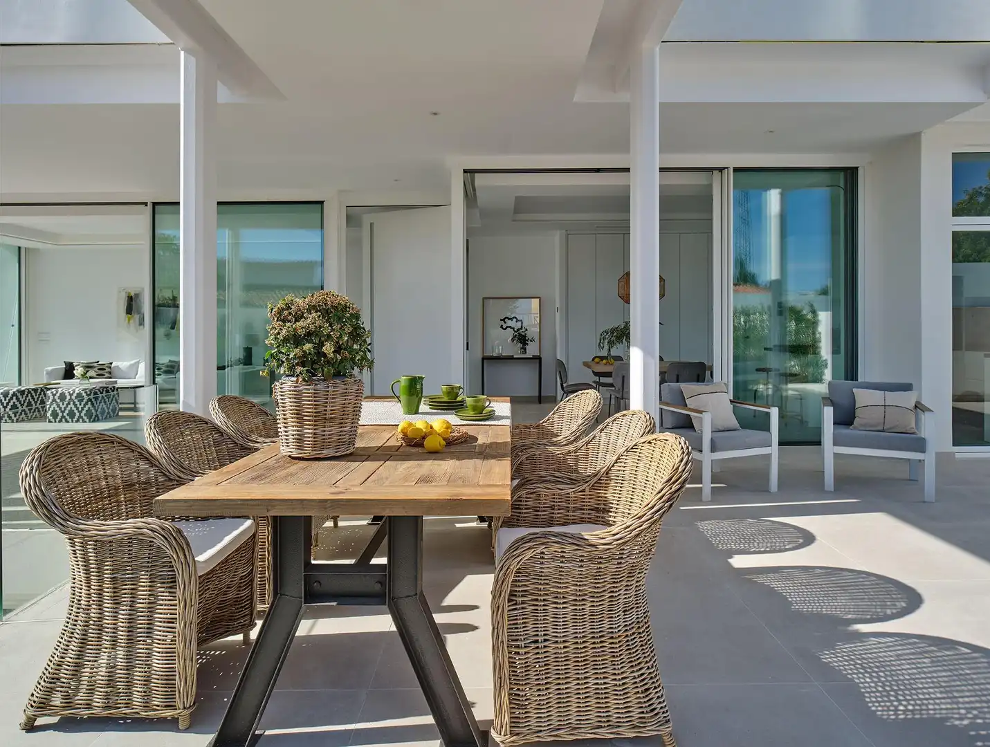 Terrassa de Casa o xalet en venda en Marbella amb Aire condicionat, Calefacció i Jardí privat