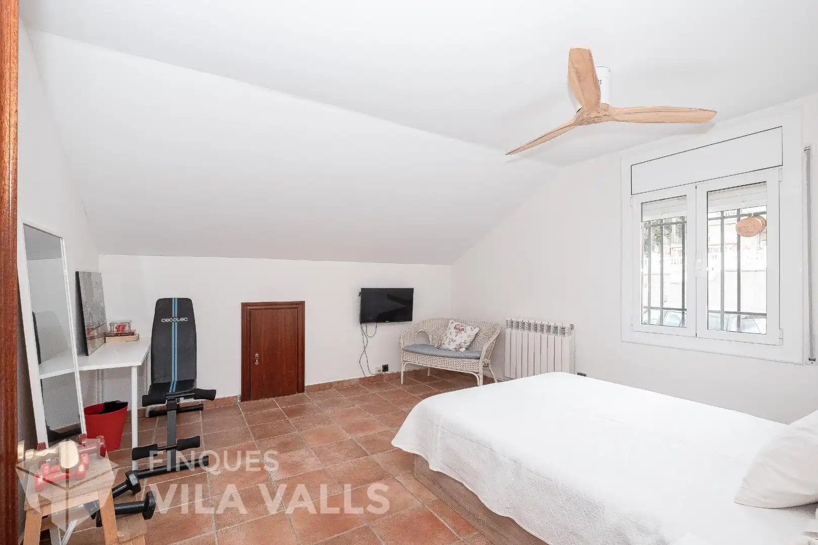 Dormitori de Casa o xalet en venda en Caldes de Montbui amb Calefacció, Jardí privat i Terrassa