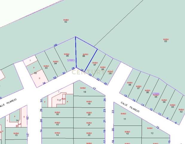 Terreno residencial en Venta en PILAREJO, 26 en Azuaga