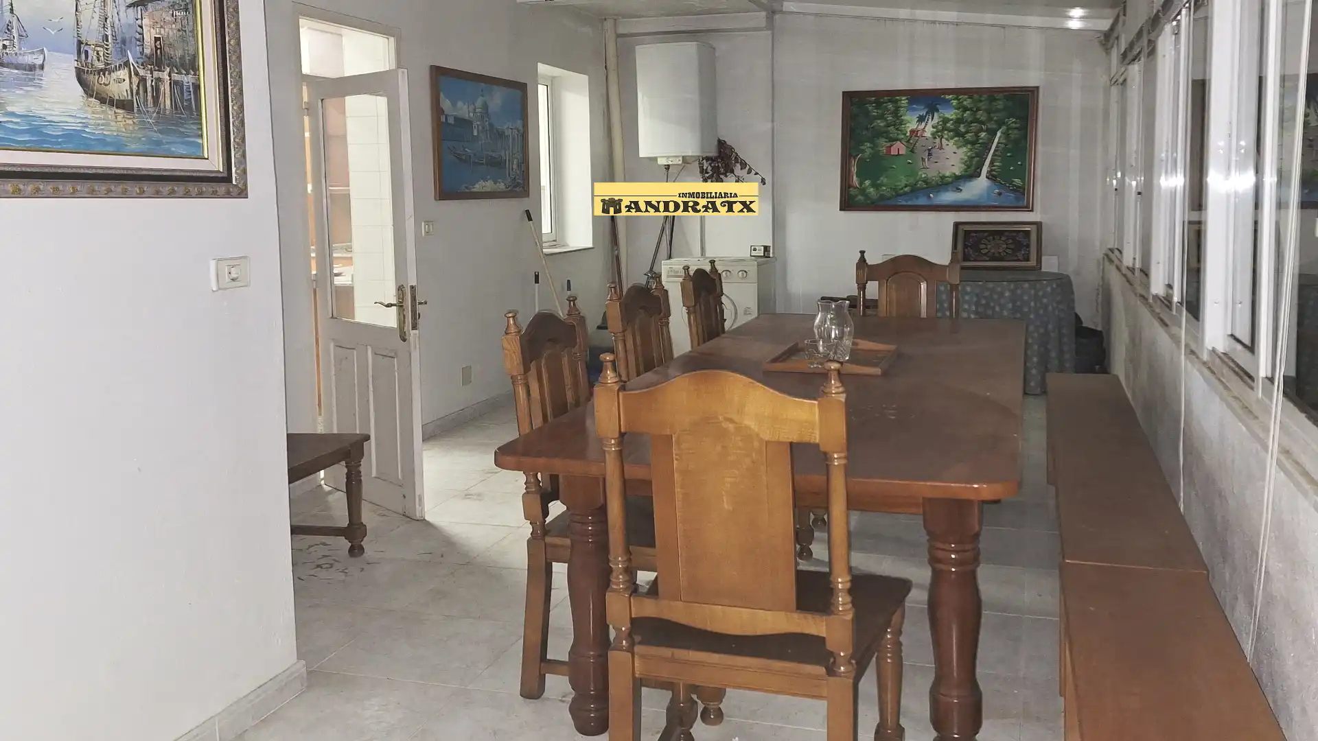 Comedor de Piso en venta en As Pontes de García Rodríguez  con Terraza y Amueblado