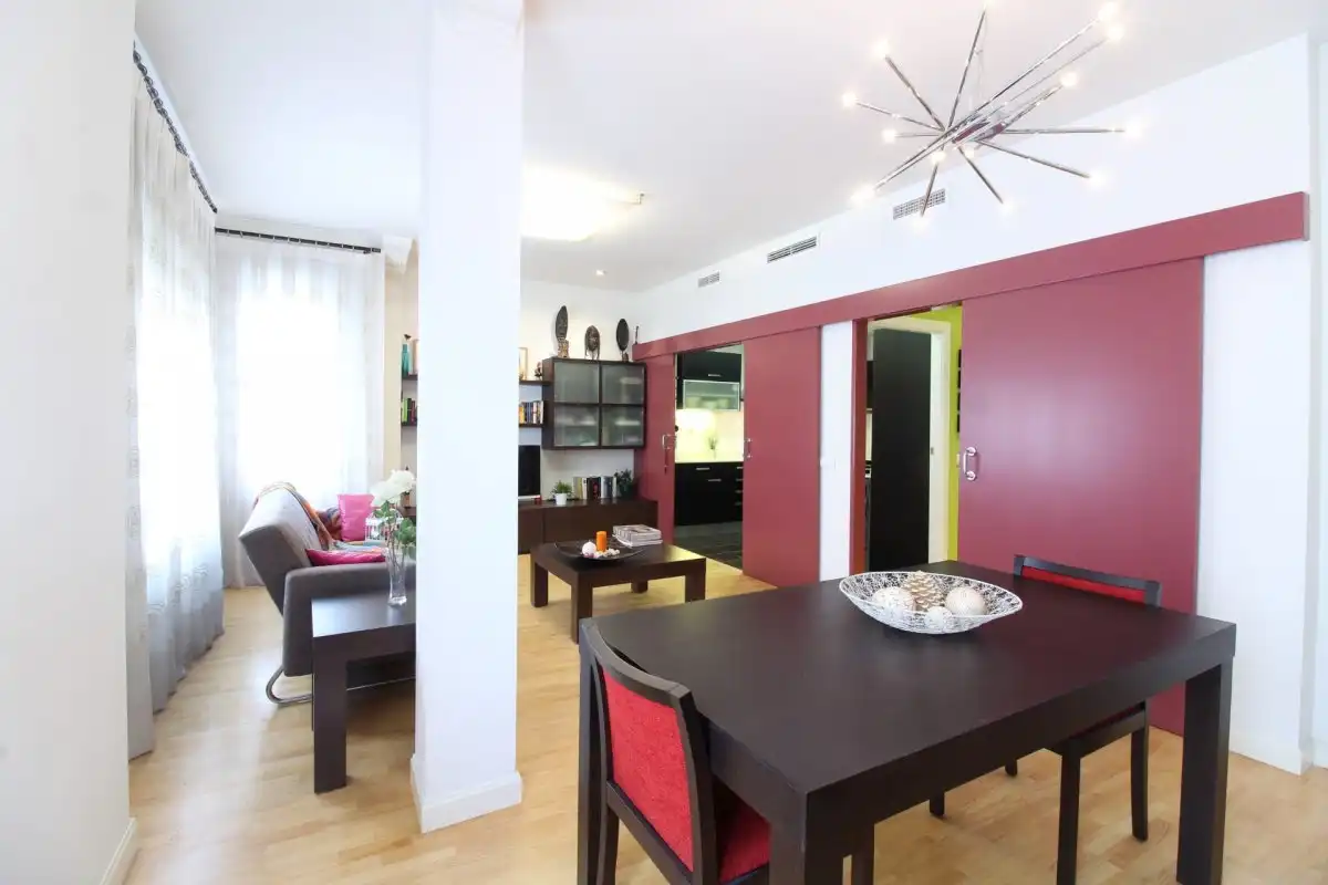 Comedor de Piso de alquiler en Valencia con Aire acondicionado, Calefacción y Parquet