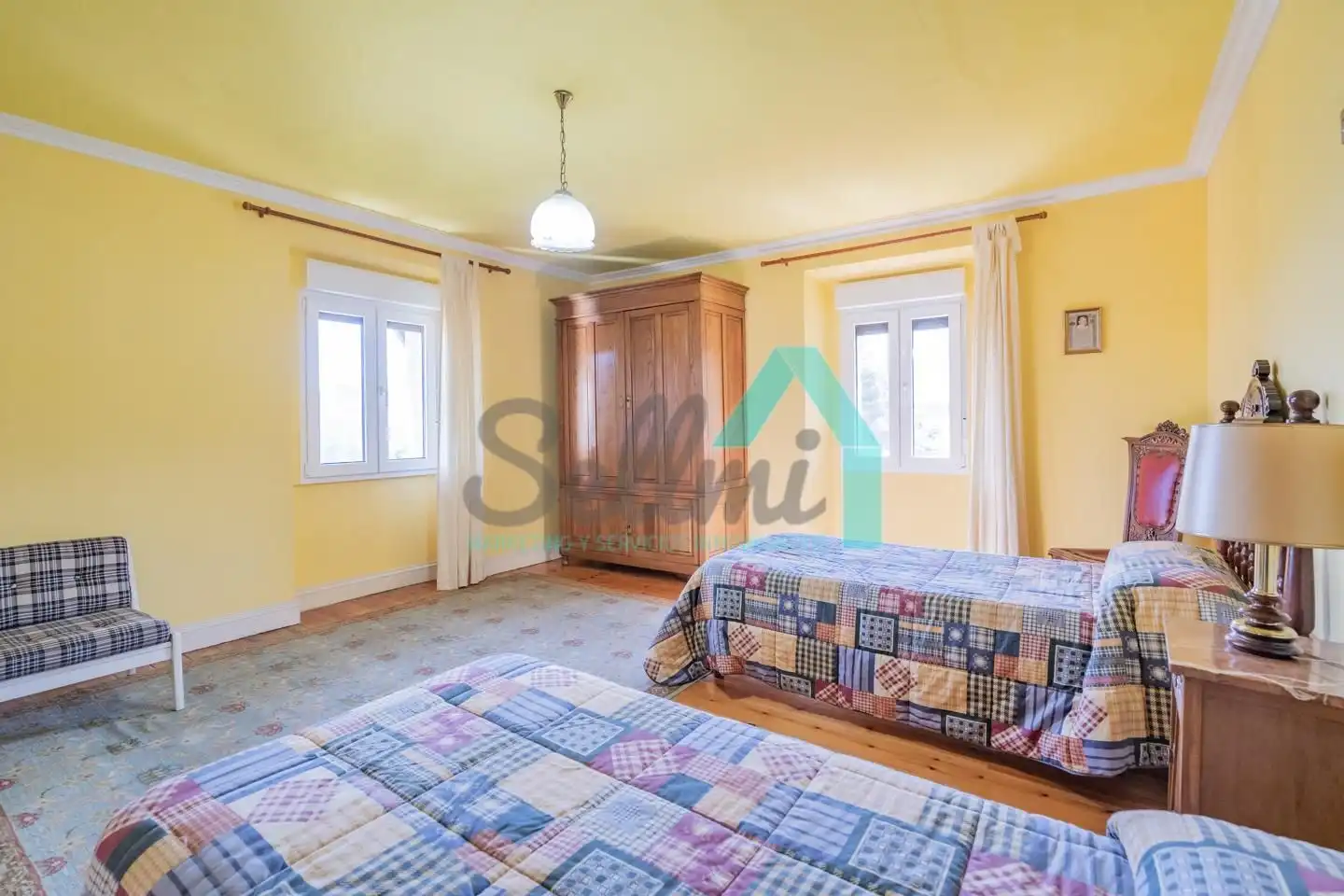 Bedroom of Houses for sale in Pravia  with Heating, Private garden and Parquet flooring