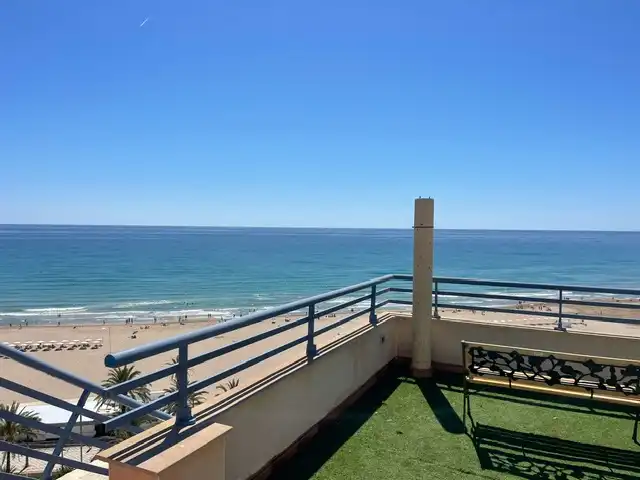 Balcony of Attic for rent in Alicante / Alacant  with Air Conditioner, Heating and Terrace