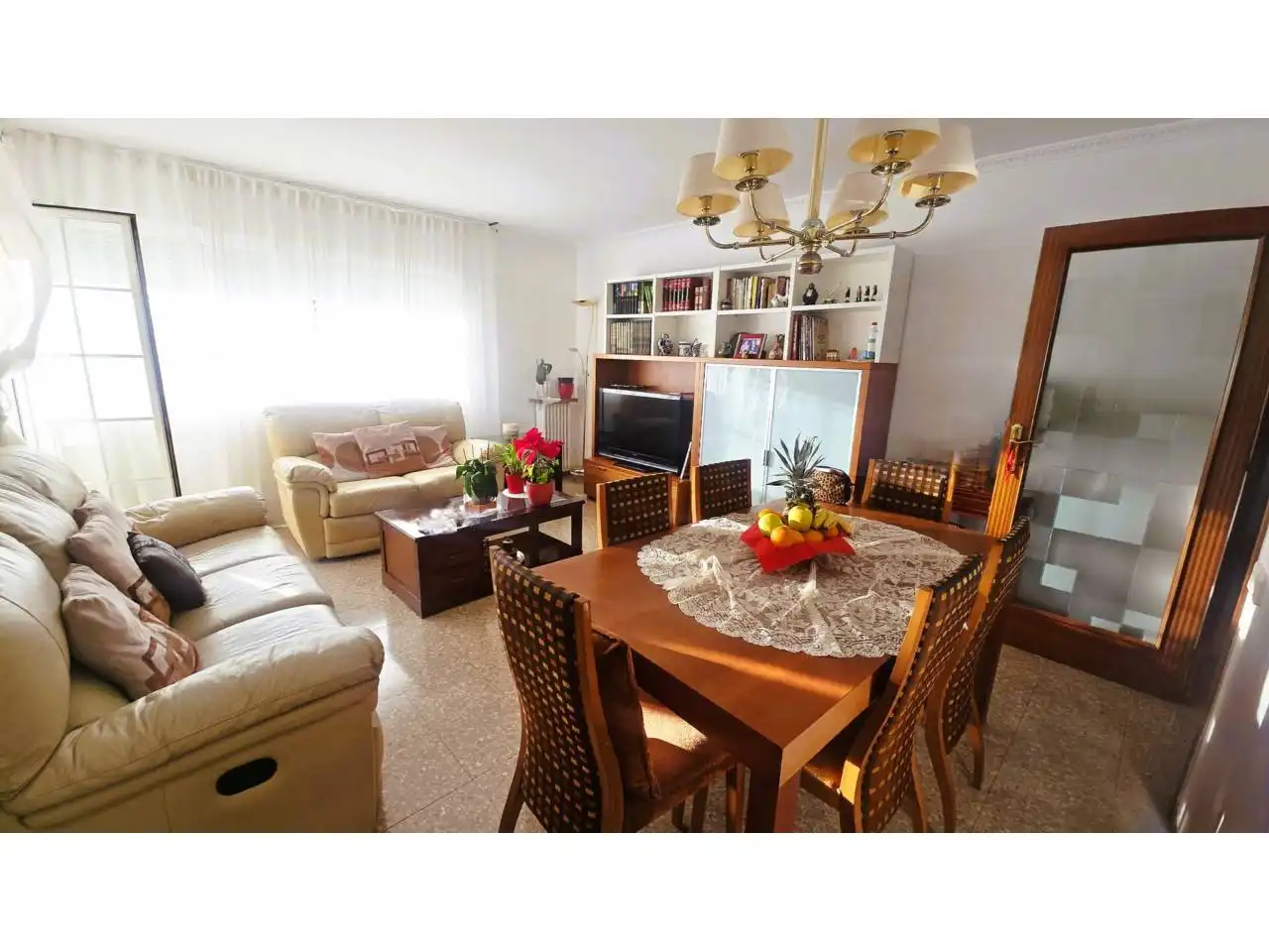 Living room of Apartments for sale in Terrassa  with Air Conditioner, Heating and Terrace