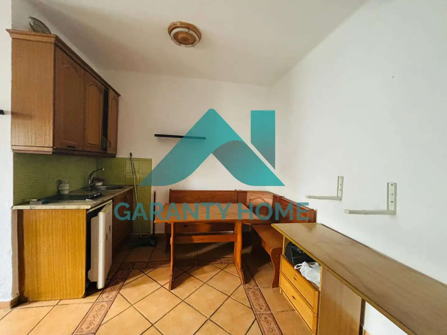 Cocina de Apartamento de alquiler en Cáceres con Aire acondicionado y Amueblado