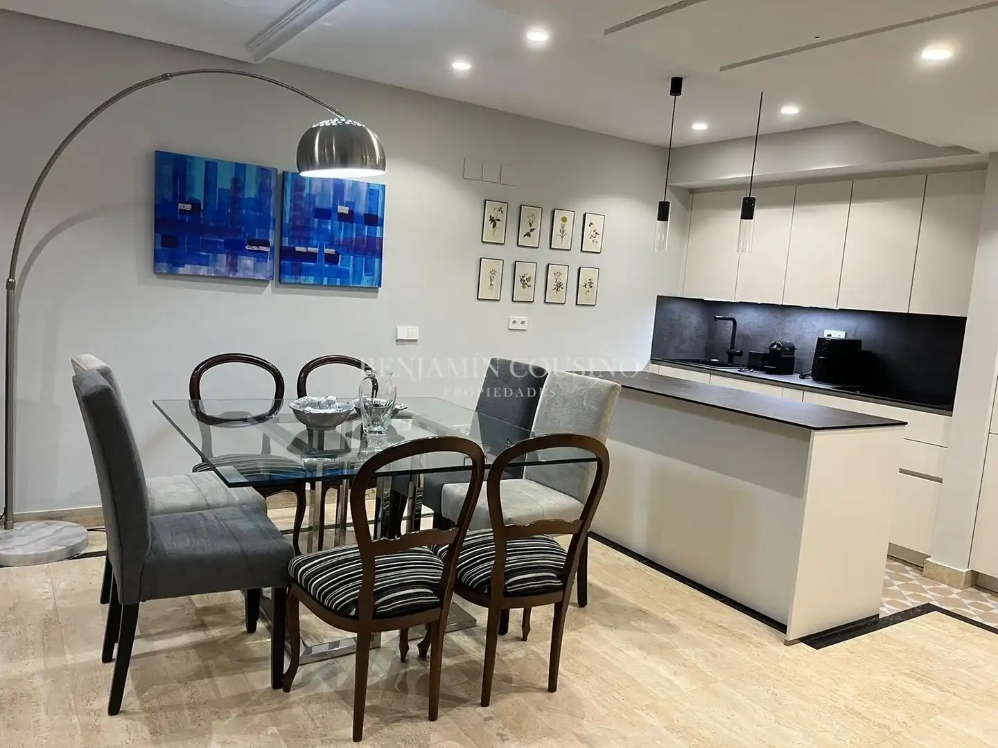 Comedor de Piso de alquiler en Madrid con Amueblado