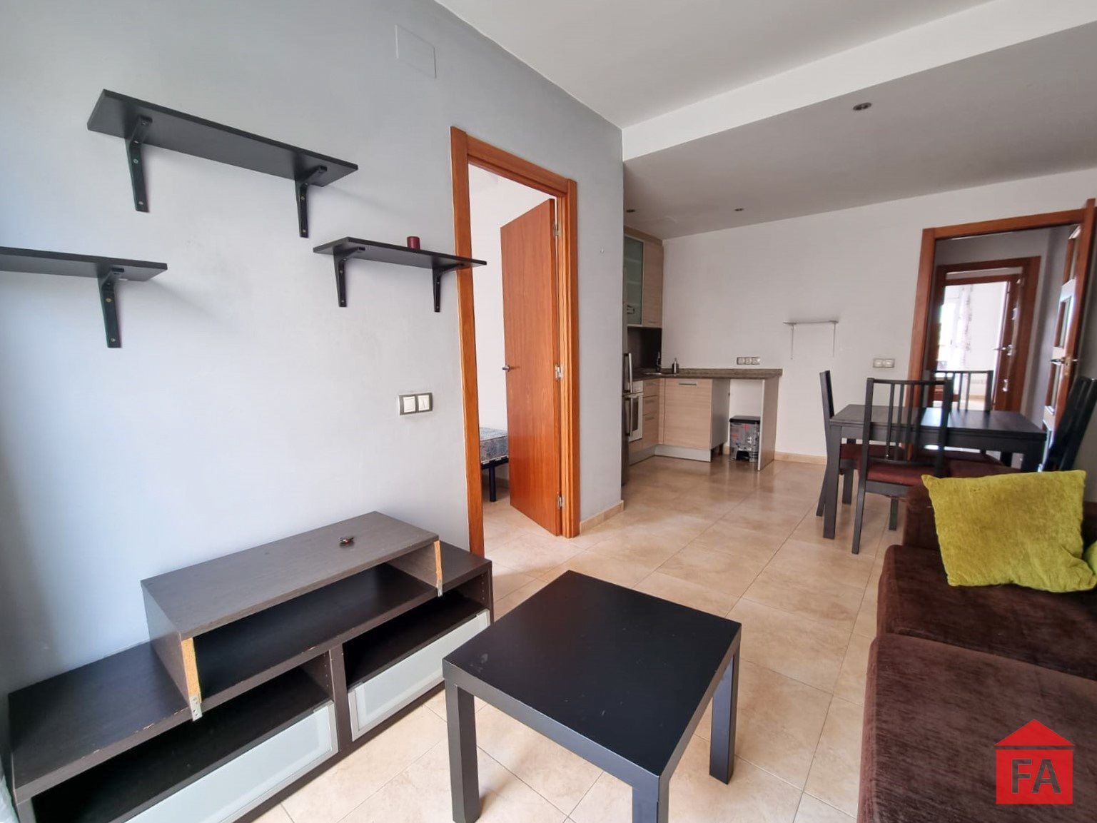 Sala d'estar de Pis en venda en Banyeres del Penedès amb Terrassa, Moblat i Balcó