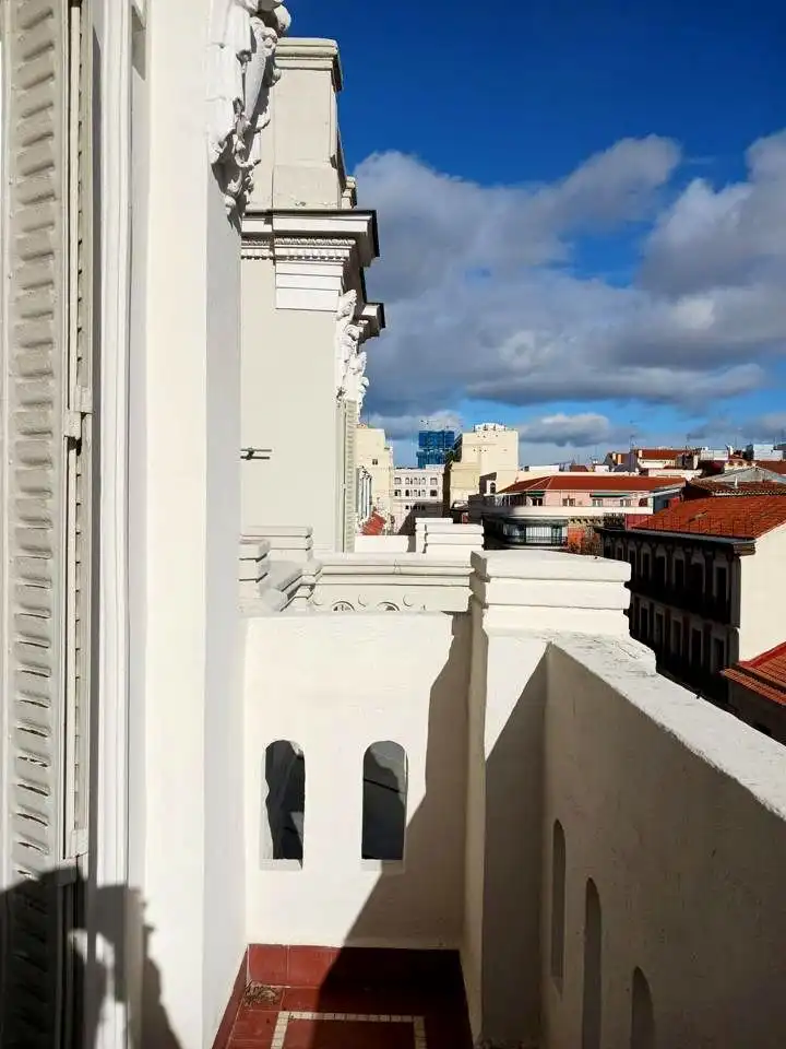 Terrasse von Dachboden zur Miete in Madrid mit Klimaanlage, Heizung und Terrasse