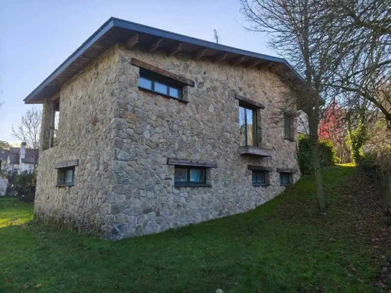 Exterior view of Houses for sale in El Espinar  with Heating, Private garden and Terrace