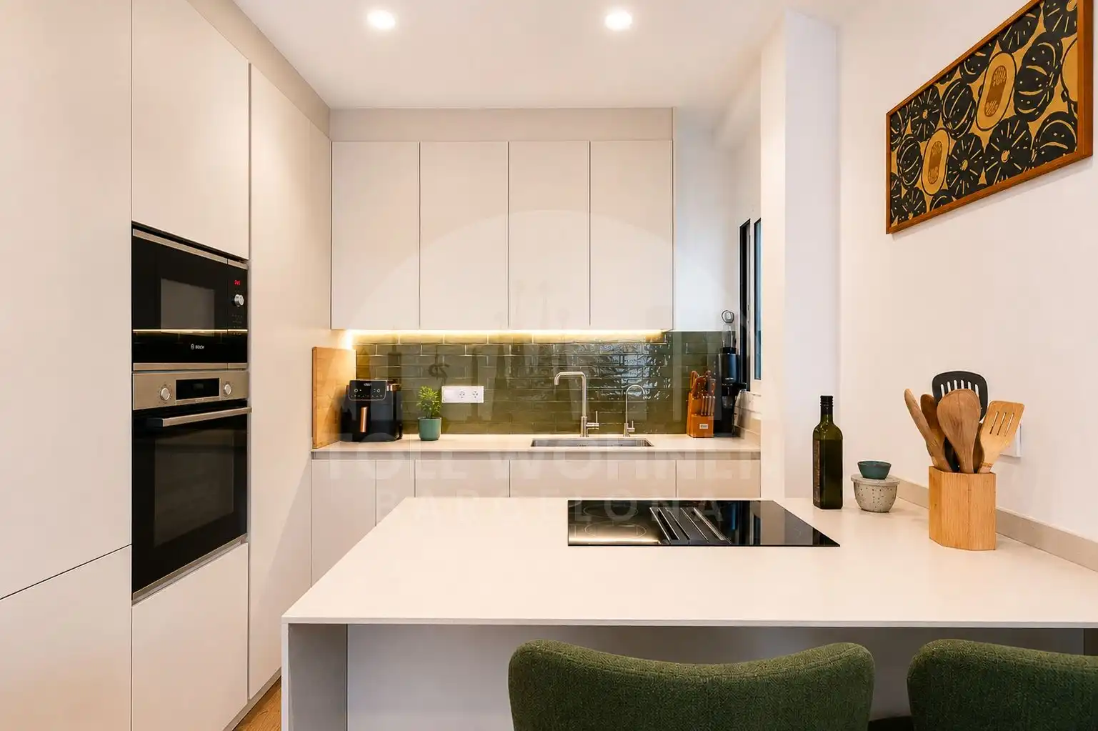 Cocina de Ático en venta en Barcelona con Aire acondicionado y Terraza