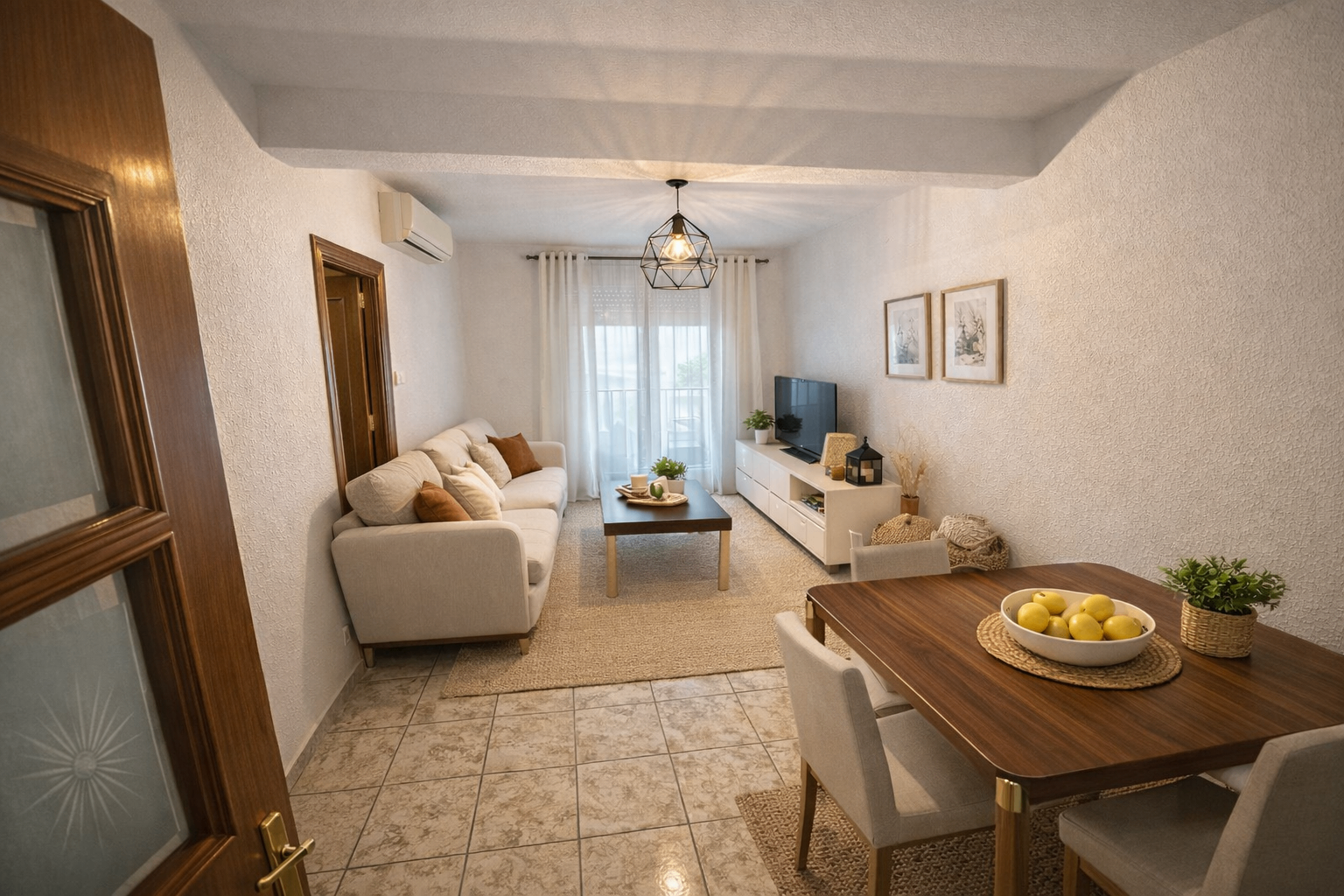 Living room of Attic for sale in Cornellà de Llobregat  with Balcony