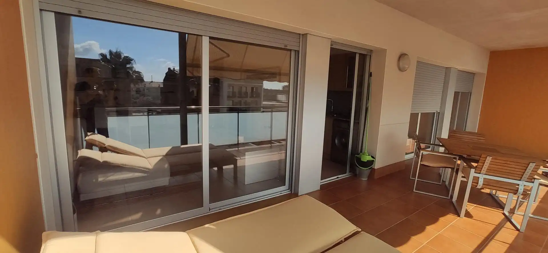 Terrace of Flat for rent in La Ràpita  with Terrace and Furnished