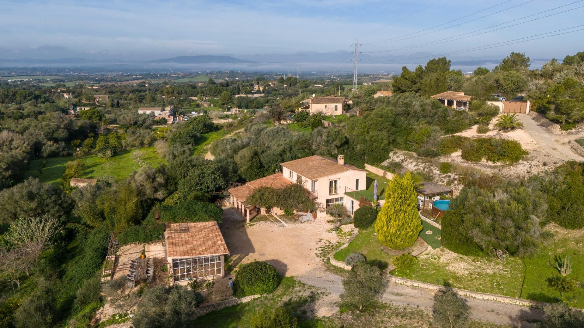Vista exterior de Finca rústica en venda en Manacor amb Aire condicionat, Jardí privat i Terrassa