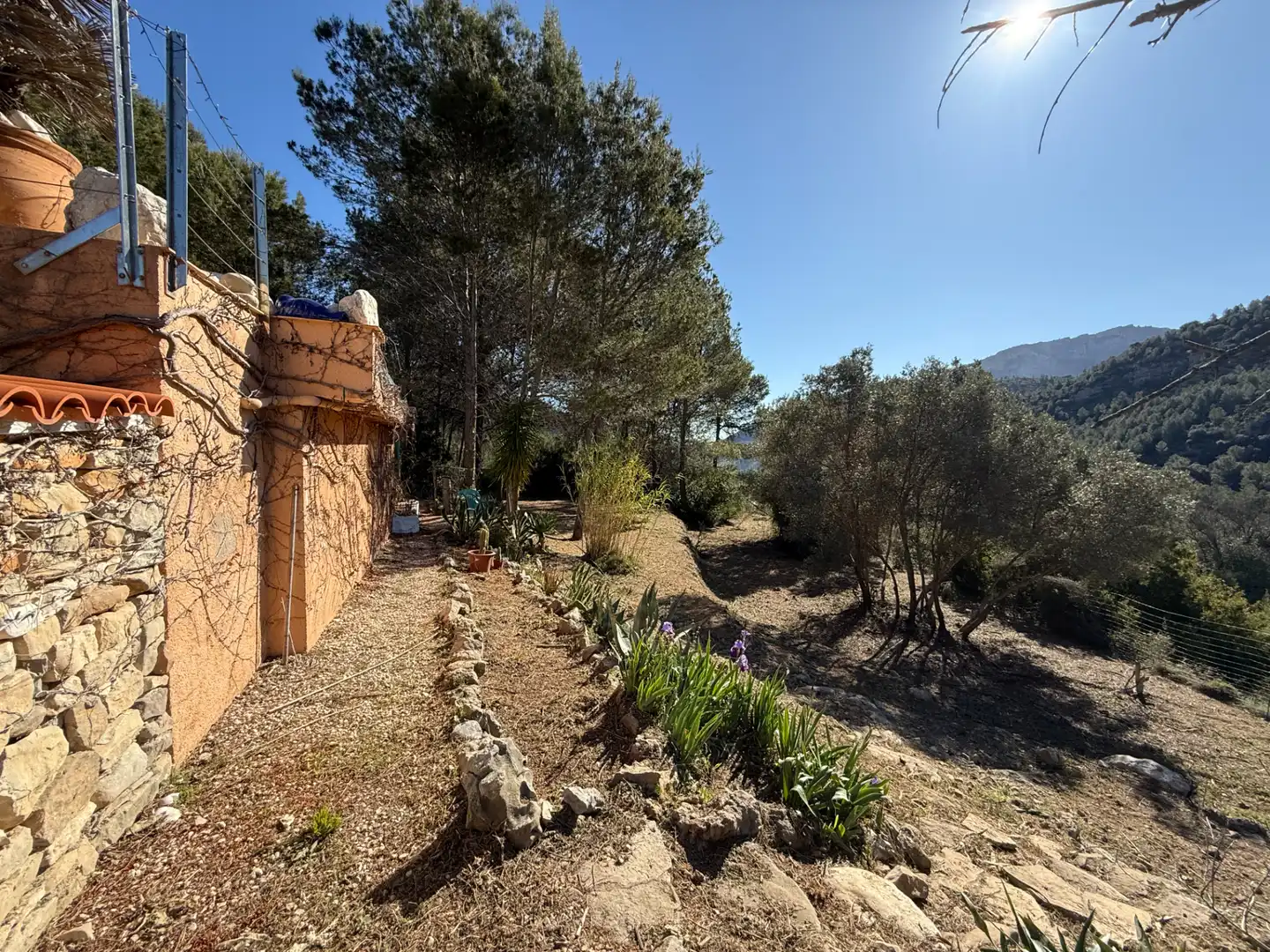 Garden of Country homes for sale in Castell de Castells  with Air Conditioner, Heating and Private garden