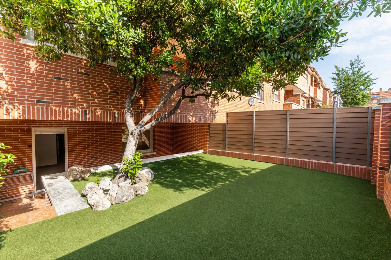 Terraza de Casa adosada en venta en Las Rozas de Madrid con Calefacción, Jardín privado y Parquet
