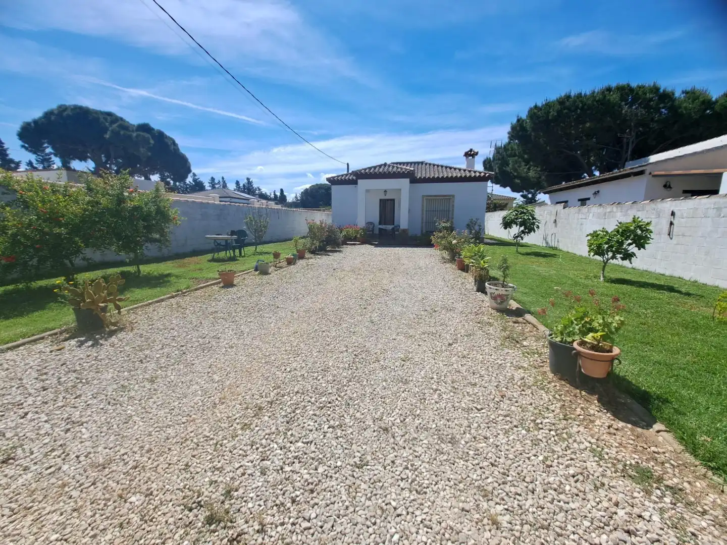 Jardín de Casa o chalet en venta en Chiclana de la Frontera con Aire acondicionado, Jardín privado y Trastero