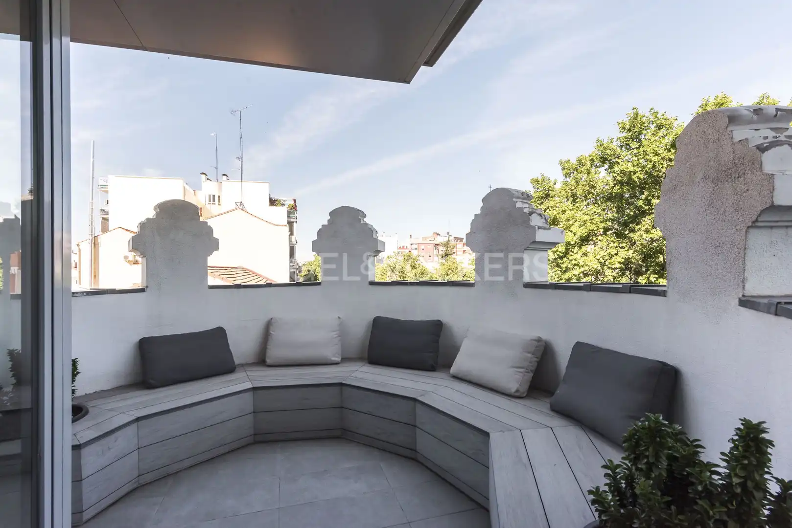 Terrasse von Dachboden zur Miete in Madrid mit Klimaanlage, Heizung und Terrasse
