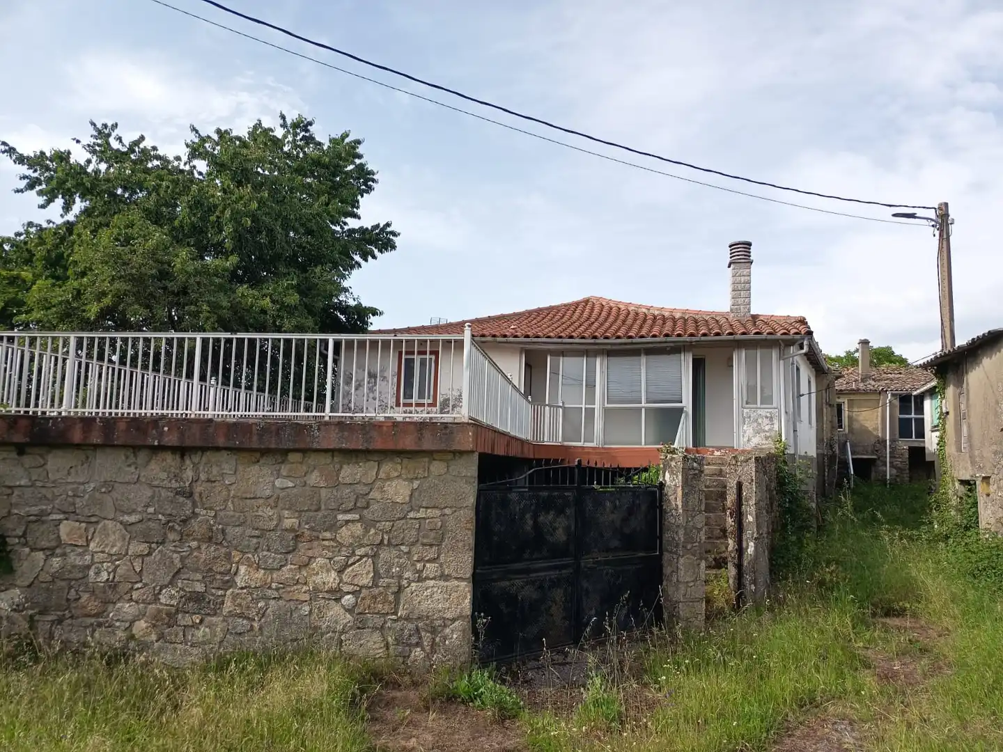 Vista exterior de Casa o chalet en venta en Sober con Jardín privado, Terraza y Amueblado
