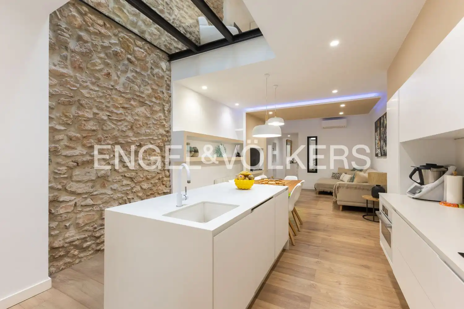 Cocina de Casa o chalet en venta en Castellón de la Plana / Castelló de la Plana con Calefacción y Balcón