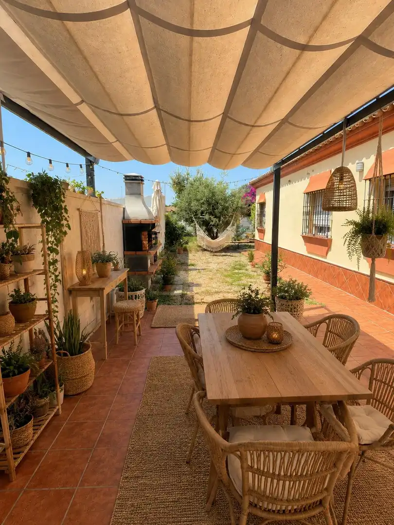 Terrassa de Casa o xalet en venda en Chiclana de la Frontera amb Aire condicionat, Calefacció i Jardí privat