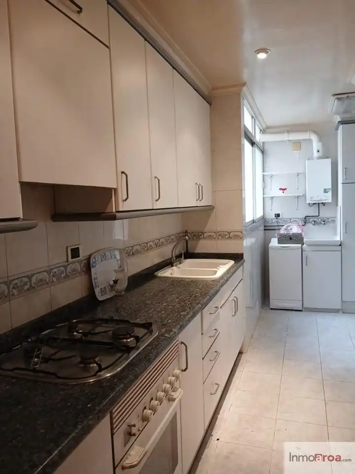 Kitchen of Flat for sale in Castellón de la Plana / Castelló de la Plana  with Terrace and Furnished
