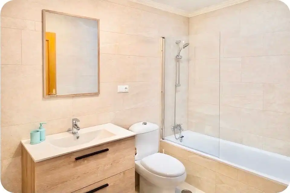 Bathroom of Houses for rent in San Javier  with Air Conditioner, Furnished and Washing machine