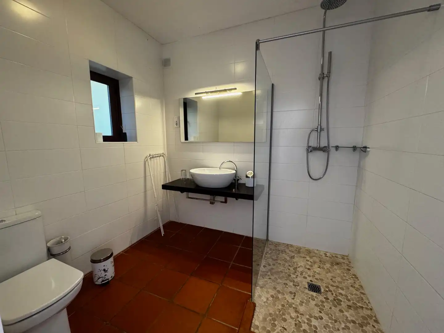Baño de Finca rústica en venta en Lledó con Aire acondicionado, Terraza y Piscina
