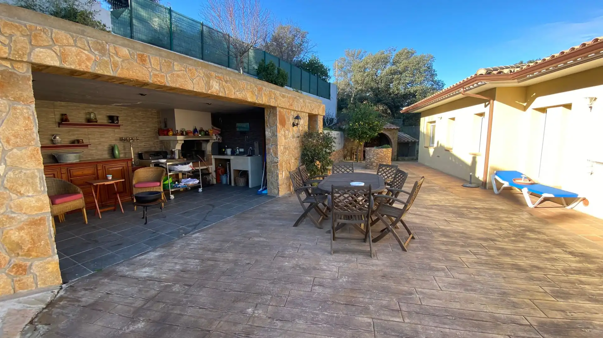 Terrassa de Casa o xalet en venda en Castell d'Aro, Platja d'Aro i s'Agaró amb Jardí privat, Piscina i Moblat