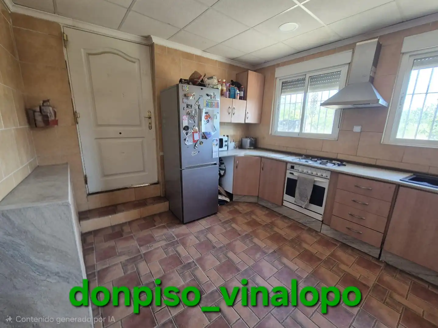 Küche von Country house zum Verkauf in Monóvar  / Monòver mit Klimaanlage, Heizung und Abstellraum