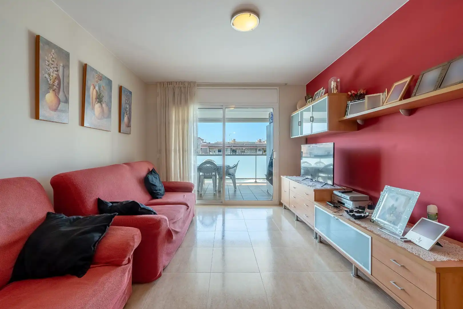 Living room of Flat for sale in Prat de Cunit