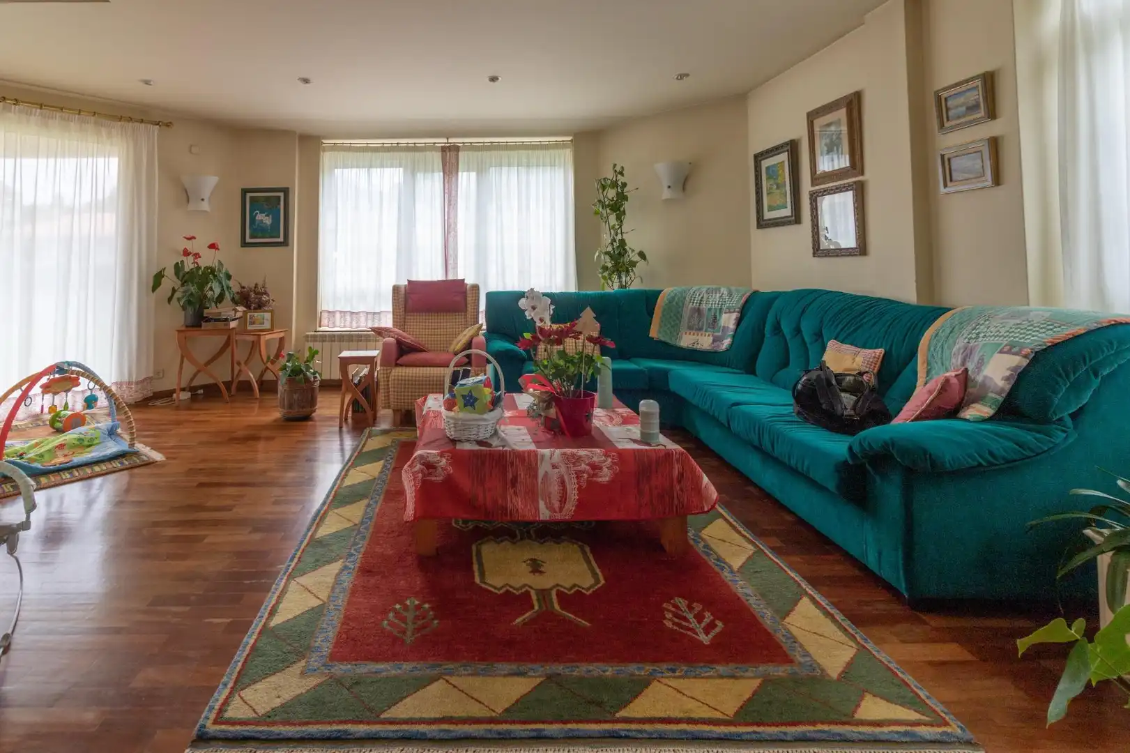 Sala de estar de Casa o chalet en venta en A Coruña Capital  con Jardín privado, Terraza y Trastero