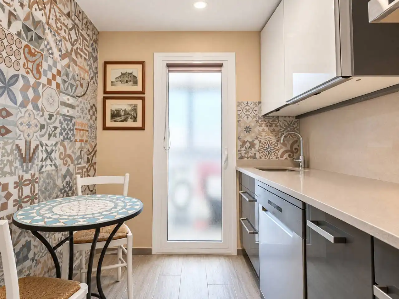 Kitchen of Flat for sale in Sant Julià de Ramis  with Air Conditioner, Heating and Balcony