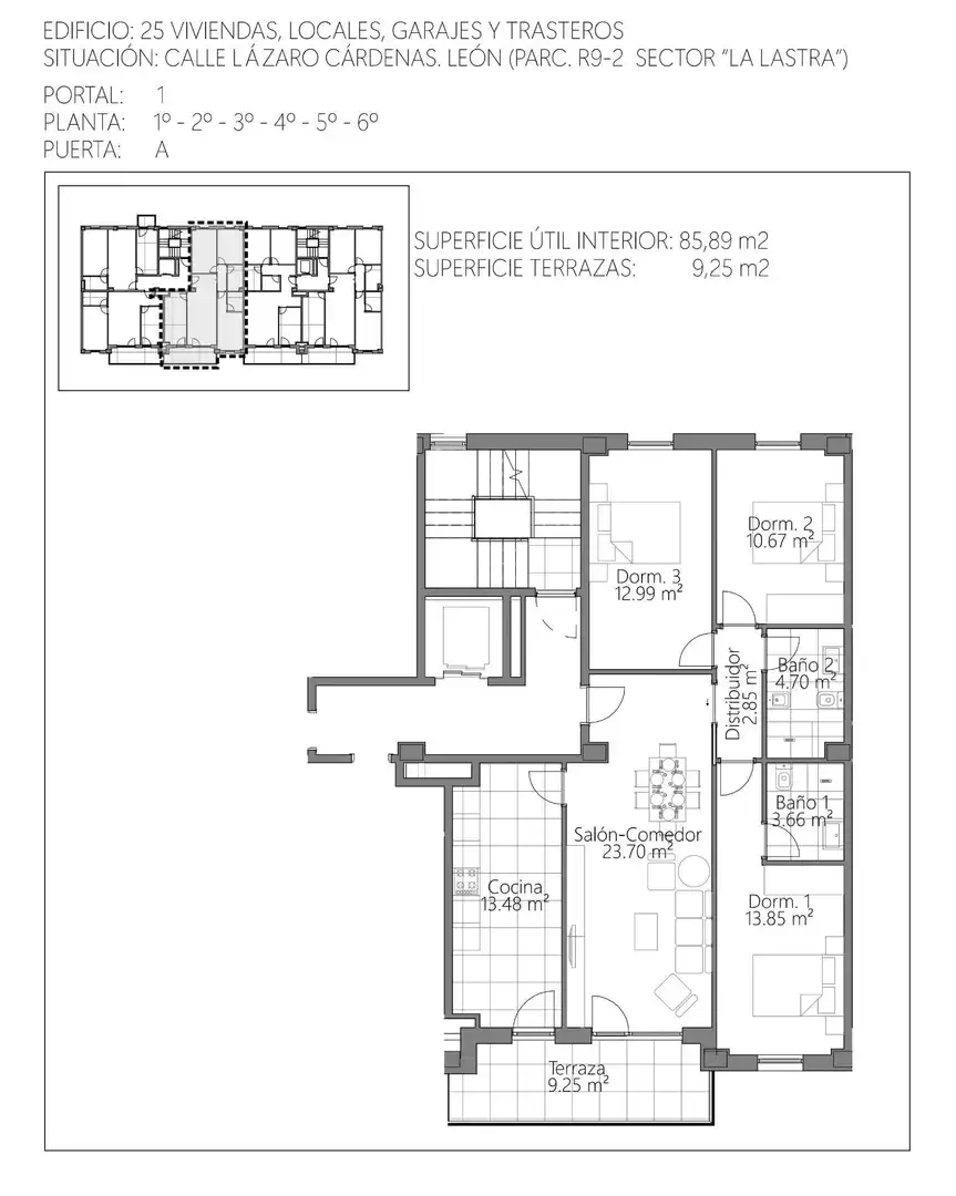 Flat with lift for sale in Calle Lazaro Cardenas, imagen 6