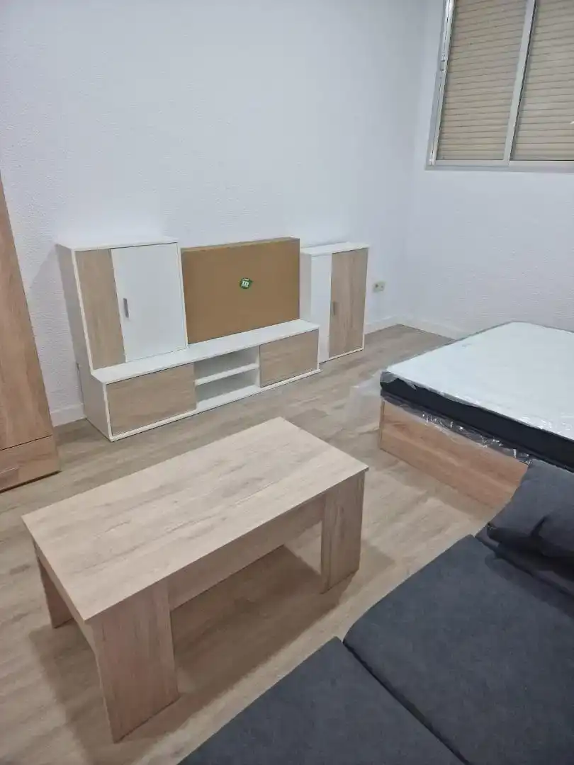 Wohnzimmer von Wohnung zur Miete in San Sebastián de los Reyes mit Klimaanlage, Parkett und Möbliert