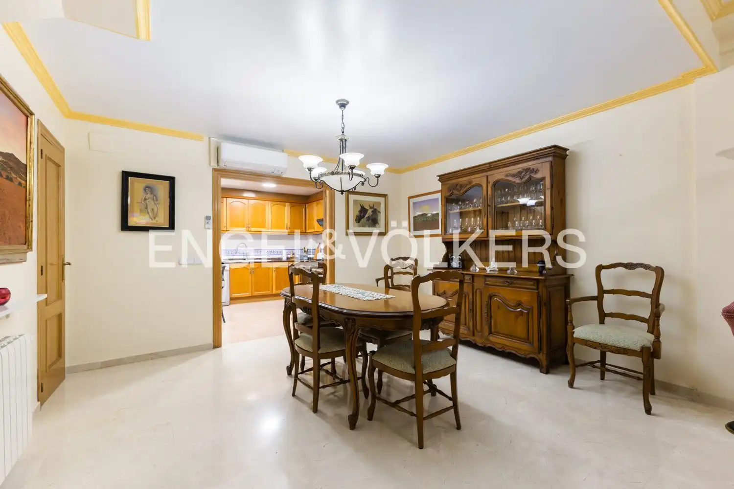Dining room of Houses for rent in Valencia  with Air Conditioner, Heating and Terrace