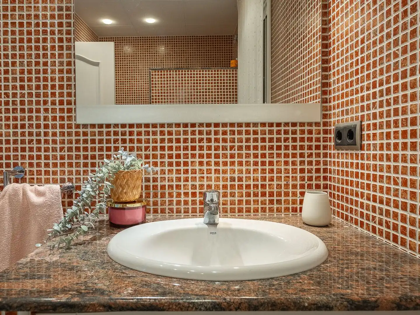 Baño de Casa o chalet en venta en Santa Susanna con Aire acondicionado, Jardín privado y Terraza