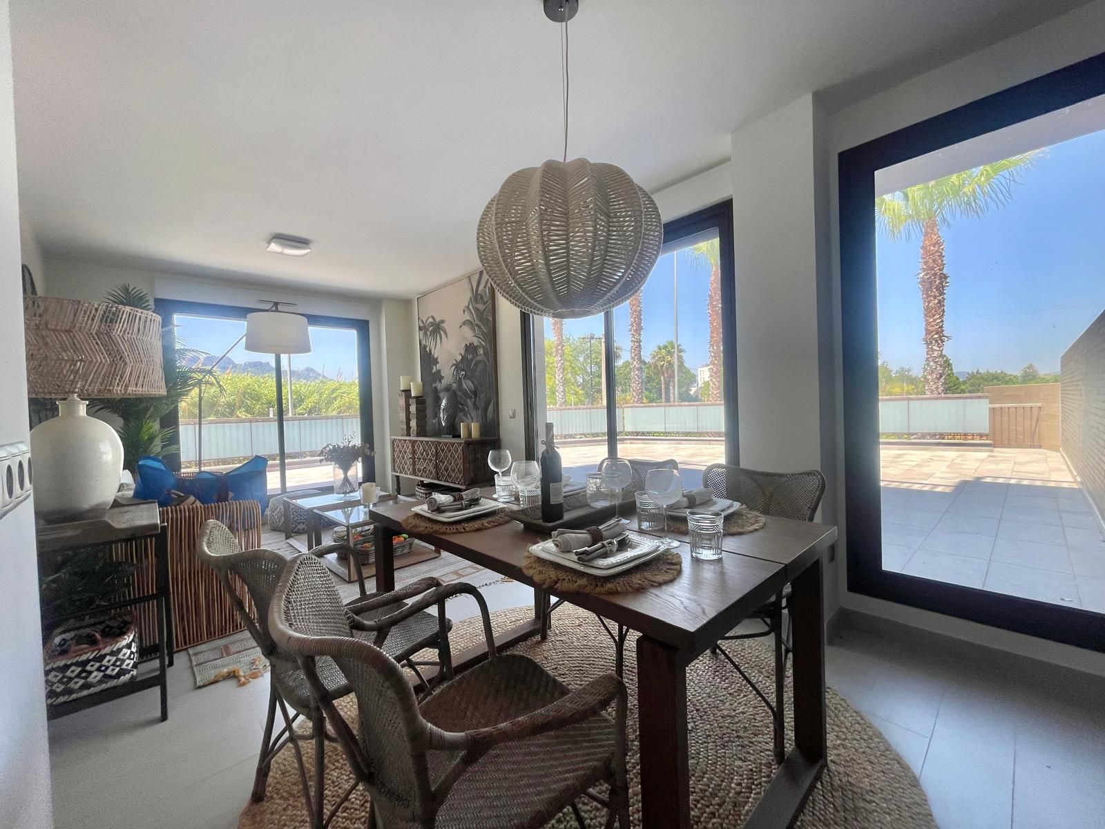 Dining room of Flat for sale in Dénia  with Air Conditioner, Heating and Private garden