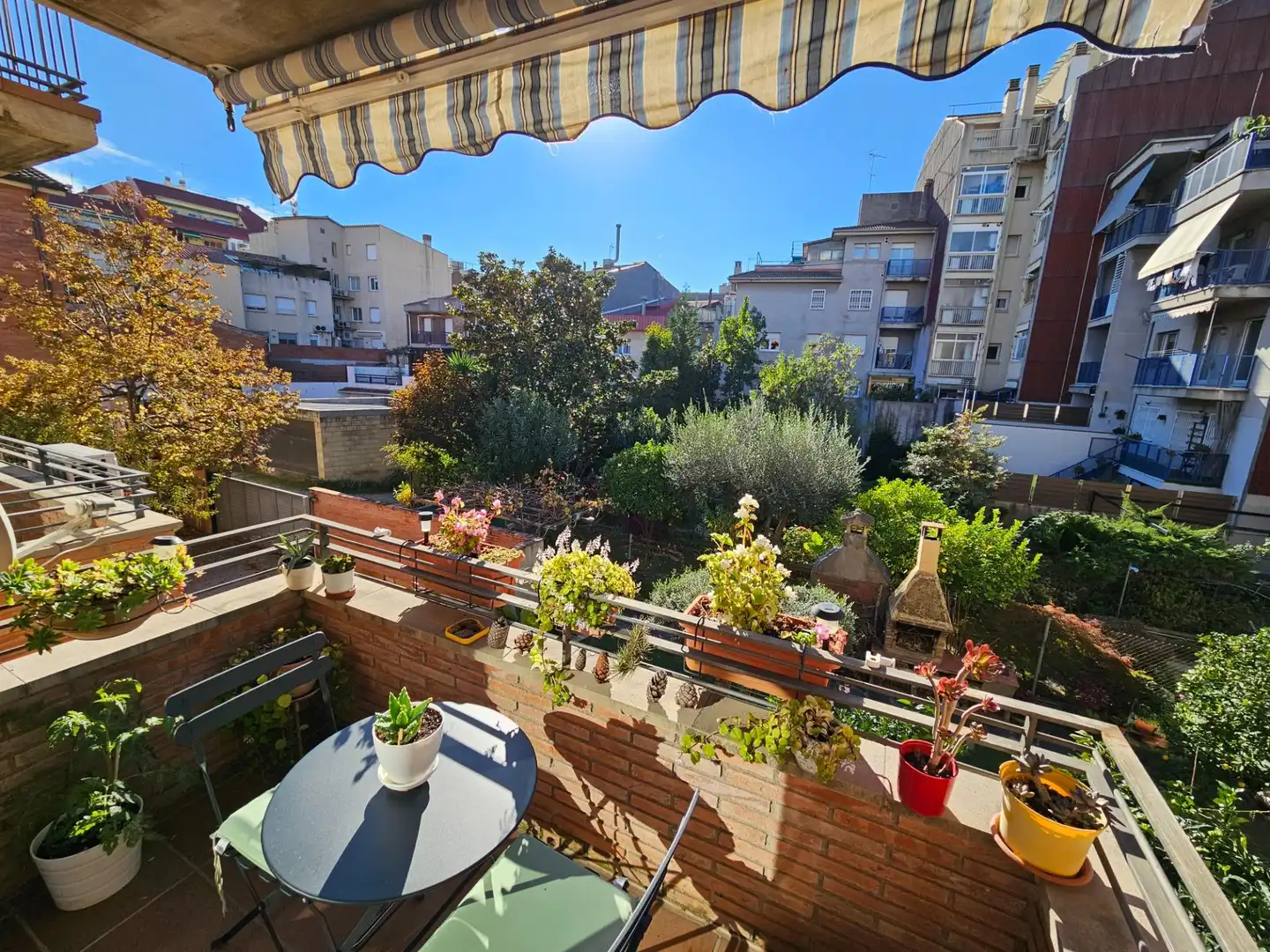 Terraza de Casa adosada en venta en Granollers