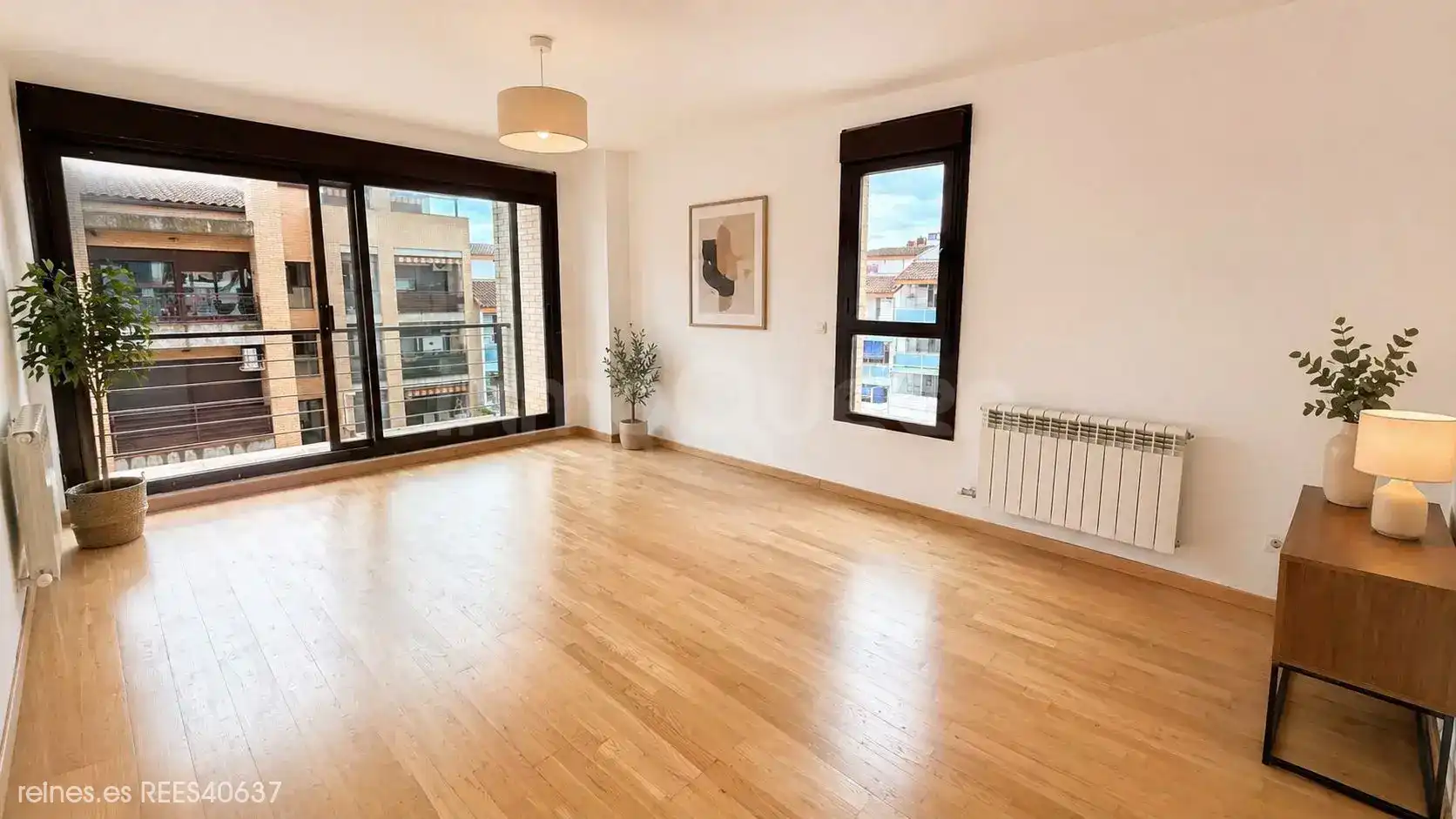 Living room of Flat for sale in La Puebla de Alfindén  with Heating and Terrace