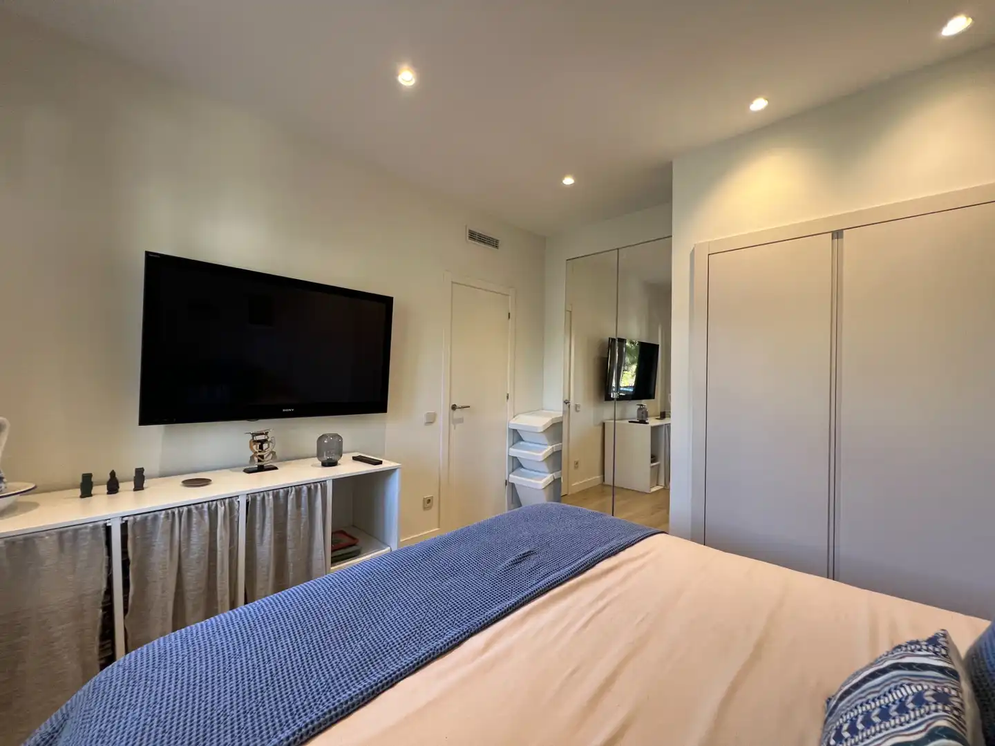 Bedroom of Houses for rent in Castelldefels  with Air Conditioner, Heating and Private garden