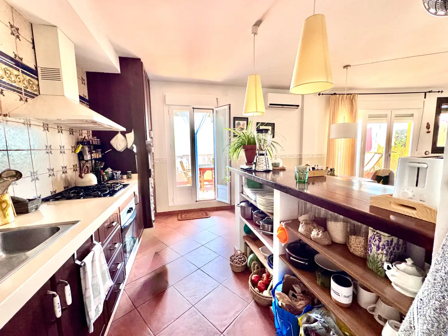 Cocina de Apartamento en venta en Válor con Aire acondicionado, Calefacción y Terraza