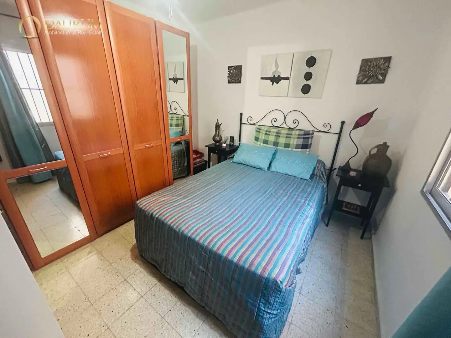 Bedroom of Flat for sale in Málaga  with Air Conditioner, Heating and Furnished